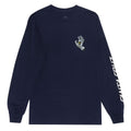 Santa Cruz Screaming Hand Long Sleeve T-Shirt - Navy/Grey/Gold