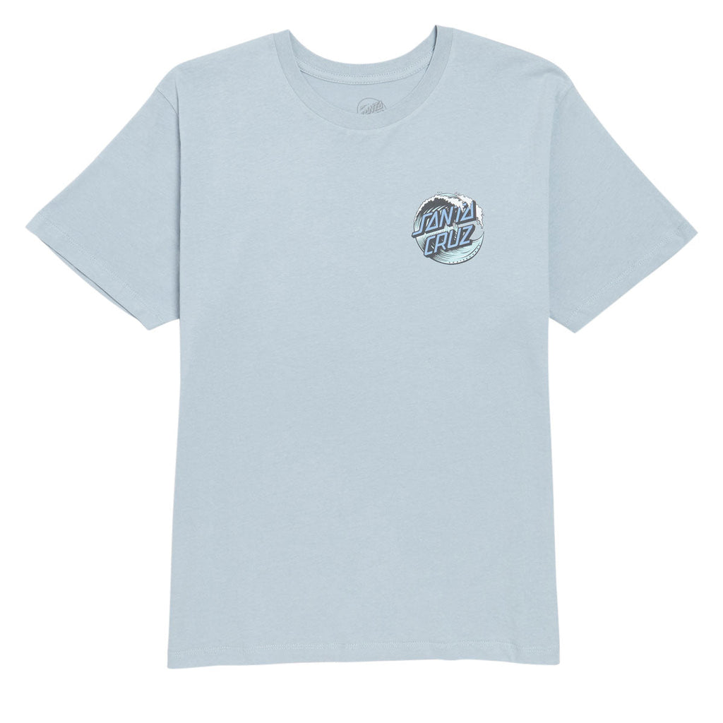 Santa Cruz Womens Wave Dot T-Shirt - Blue Fog