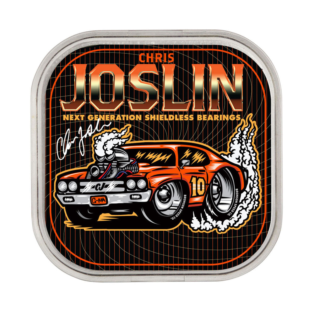 Bronson Chris Joslin Pro 6 Ball Raw Bearings - Orange