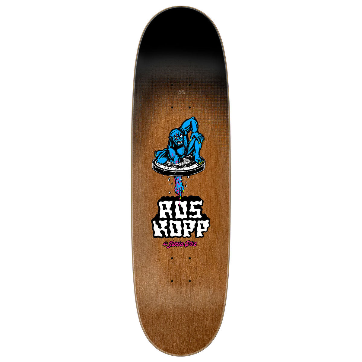 Santa Cruz Roskopp Screaming Arm Pro Skateboard Complete - 9.00"
