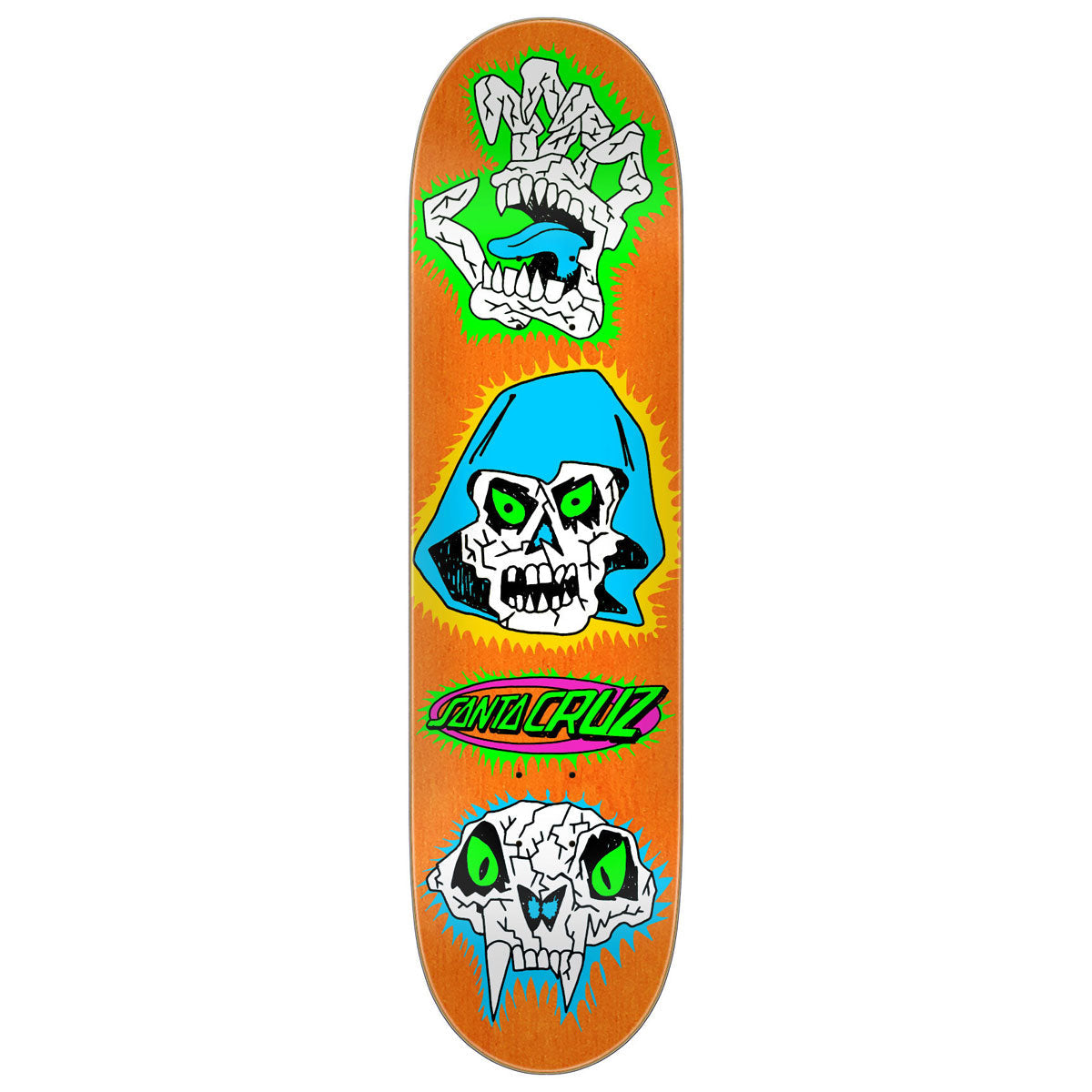 Santa Cruz Scribble Head FeelBase Skateboard Deck - 7.75"