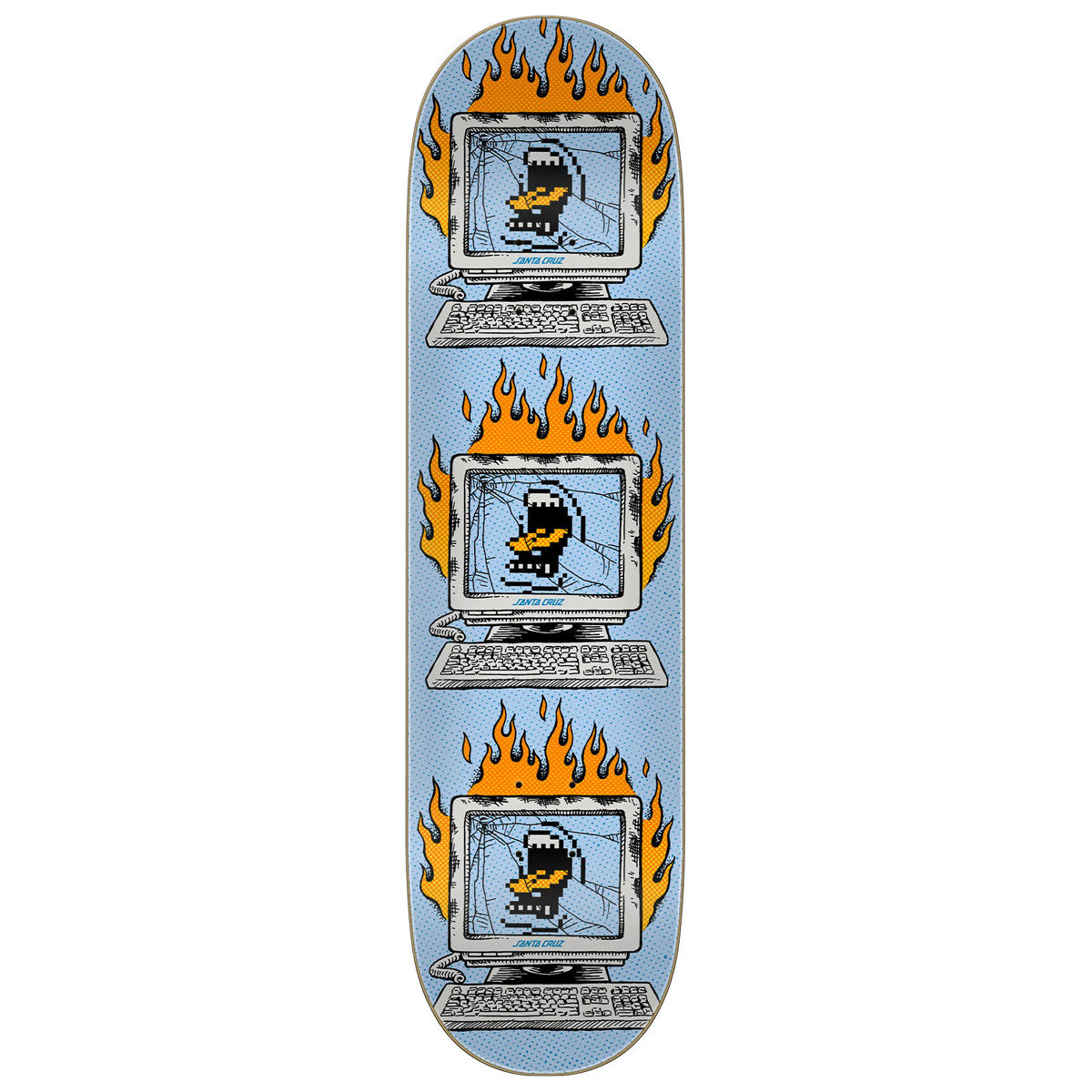 Santa Cruz Slef Destruct 7 Ply Birch Skateboard Deck - 8.25"