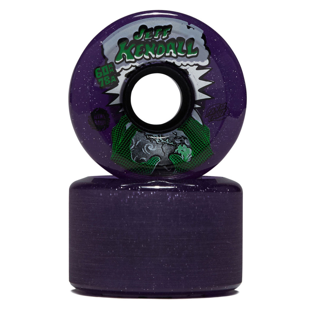 Slime Balls Kendall End Of The World Reissue OG Slime 78a Skateboard Wheels - Purple - 60mm