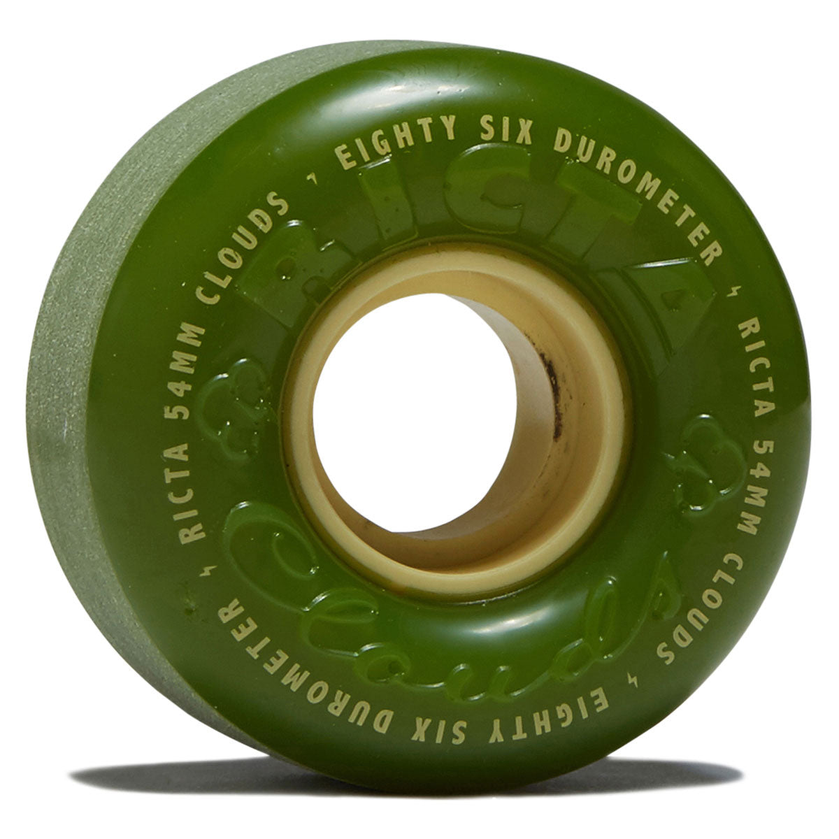 Ricta Clouds 86a Skateboard Wheels - Green - 54mm