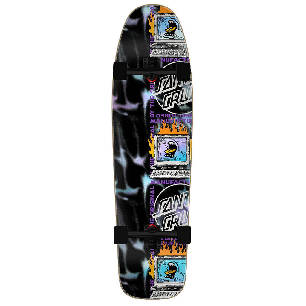 Santa Cruz Self Destruct Shaped Pre-Built Cruzer Longboard Complete - 9.80"