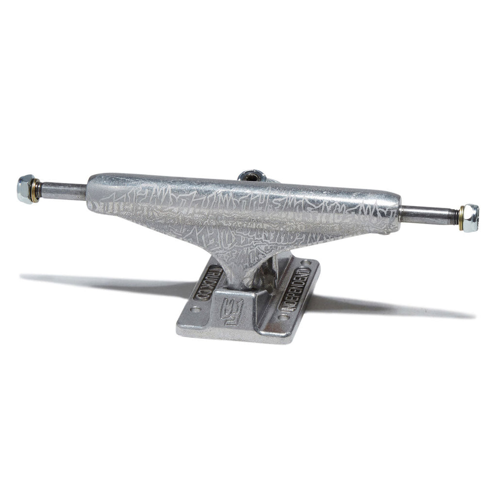 Independent x Fucking Awesome Stage 11 Hollow Burnt Stamp Skateboard Trucks - Silver - 144mm