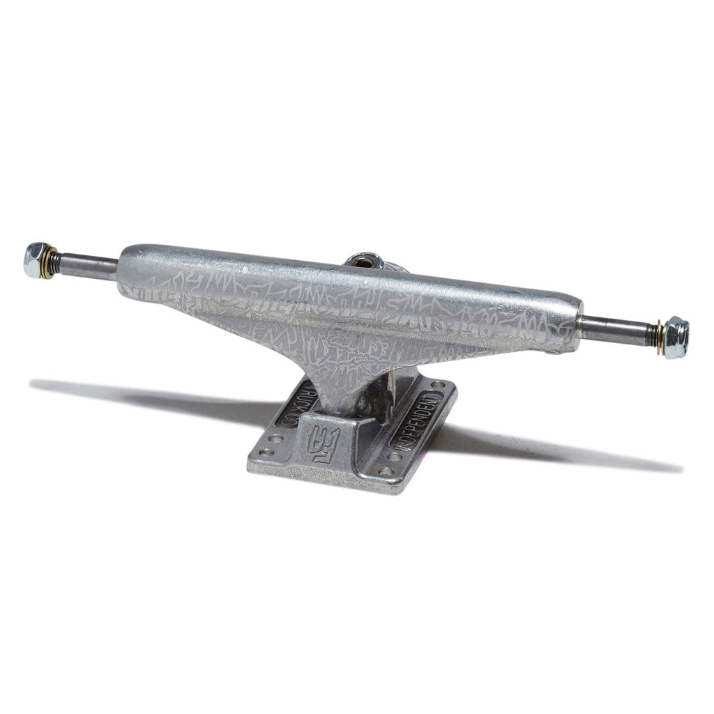Independent x Fucking Awesome Stage 11 Hollow Burnt Stamp Skateboard Trucks - Silver - 159mm