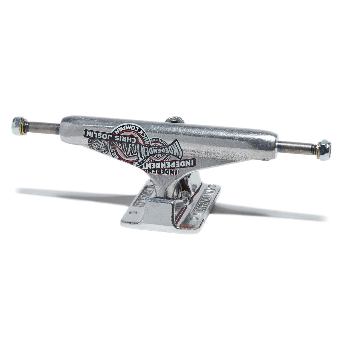 Independent Stage 11 Forged Titanium Chris Joslin Sticker Slap Pro Skateboard Trucks - Polished Silver - 144mm