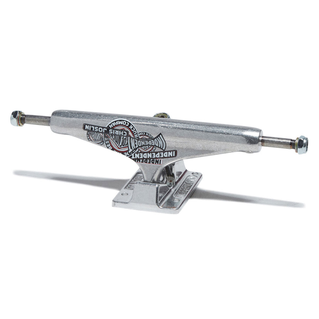 Independent Stage 11 Forged Titanium Chris Joslin Sticker Slap Pro Skateboard Trucks - Polished Silver - 169mm