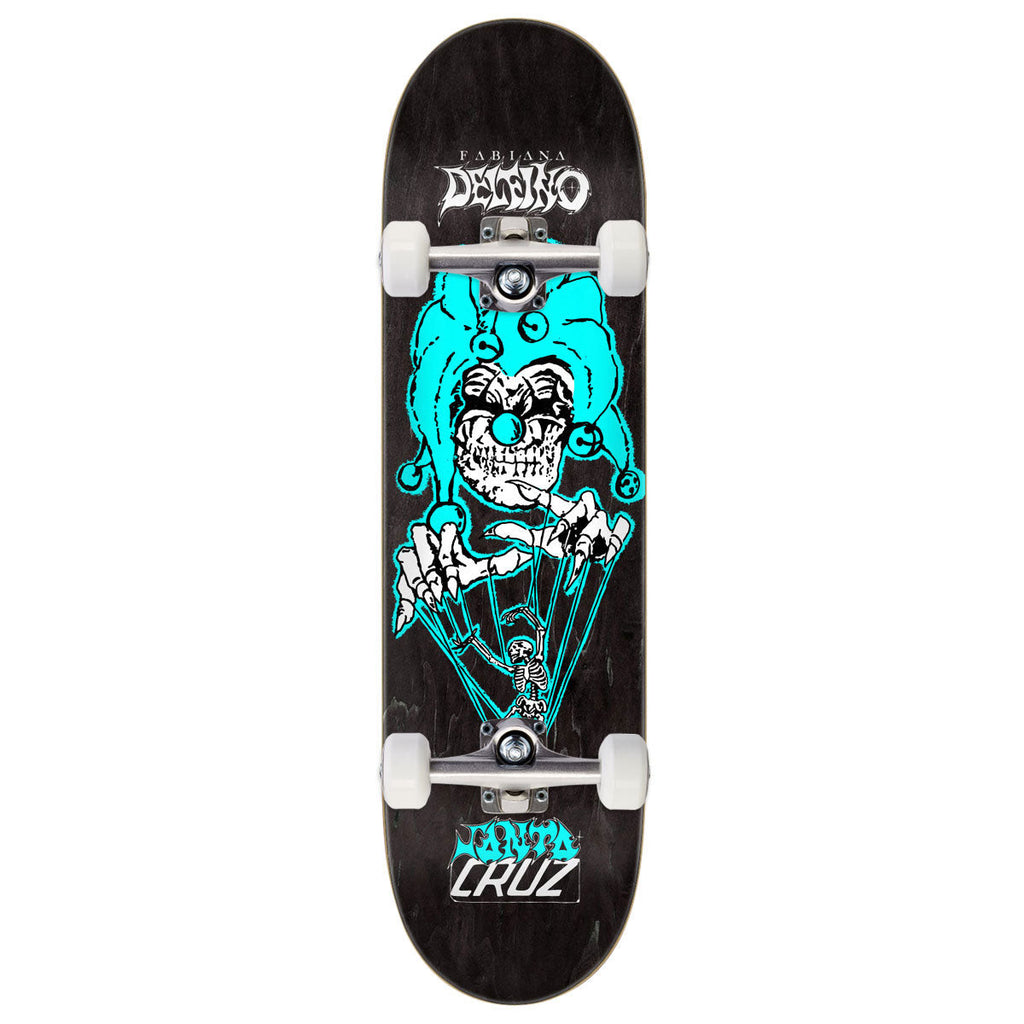 Santa Cruz Delfino Puppet Master Feelbase Pro Skateboard Complete - 8.25"