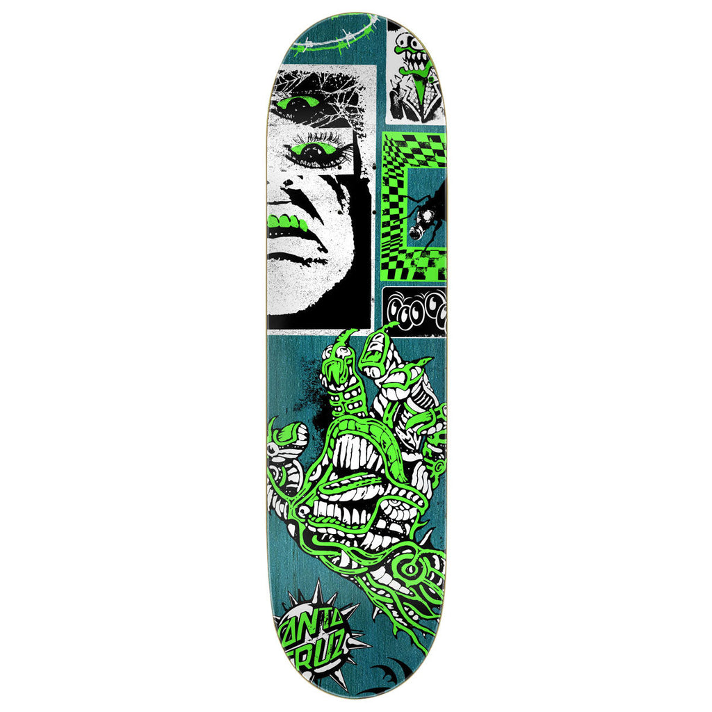 Santa Cruz Scourge Hand FeelBase Skateboard Deck - 8.00"