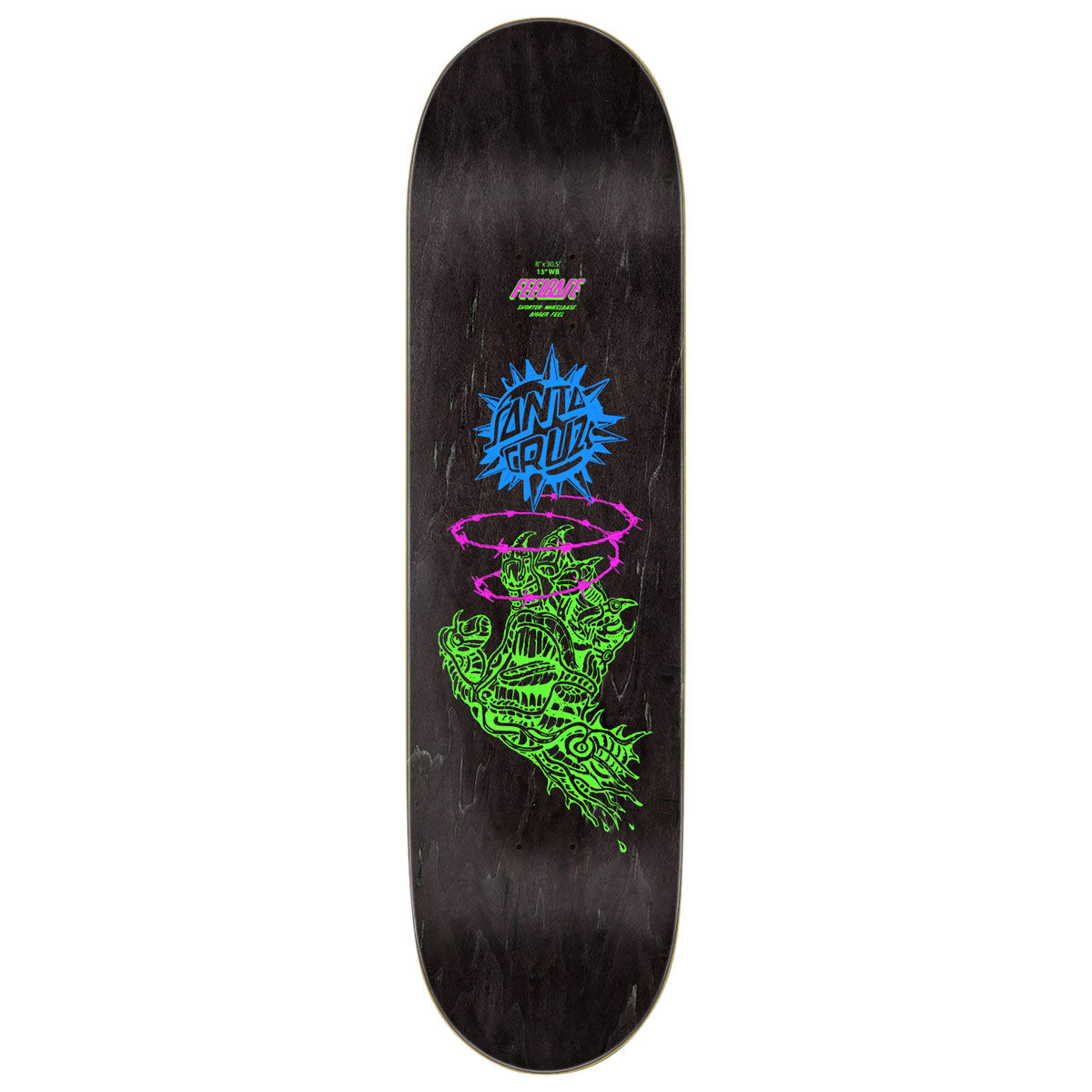 Santa Cruz Scourge Hand FeelBase Skateboard Deck - 8.00"