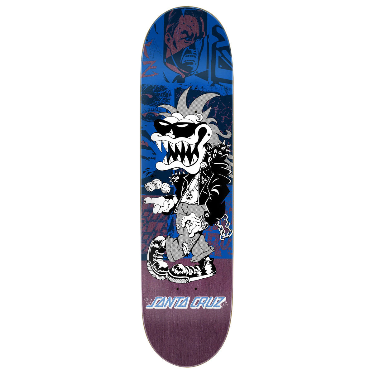 Santa Cruz Check Gremlin Feelbase Skateboard Deck - 7.75"