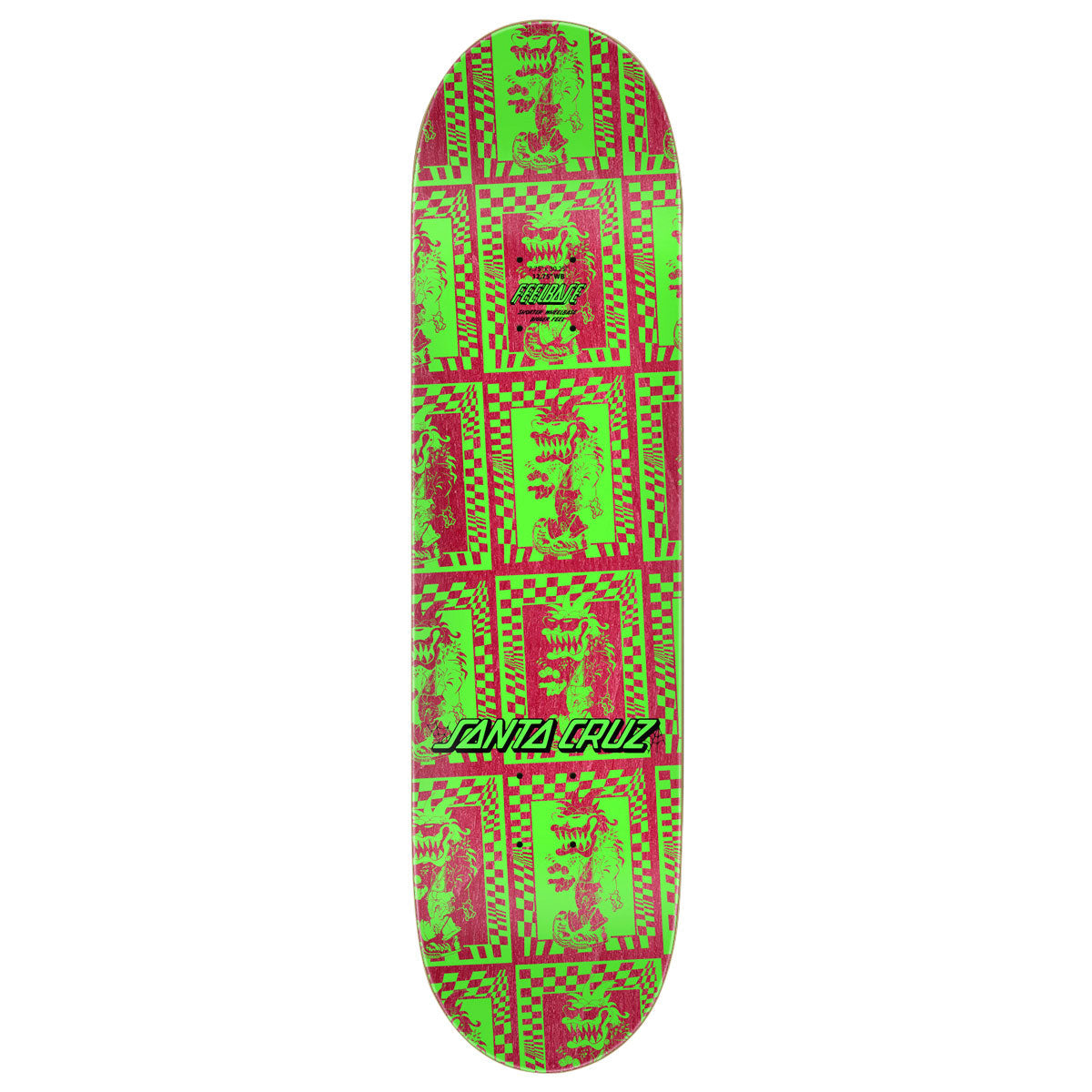 Santa Cruz Check Gremlin Feelbase Skateboard Deck - 7.75"