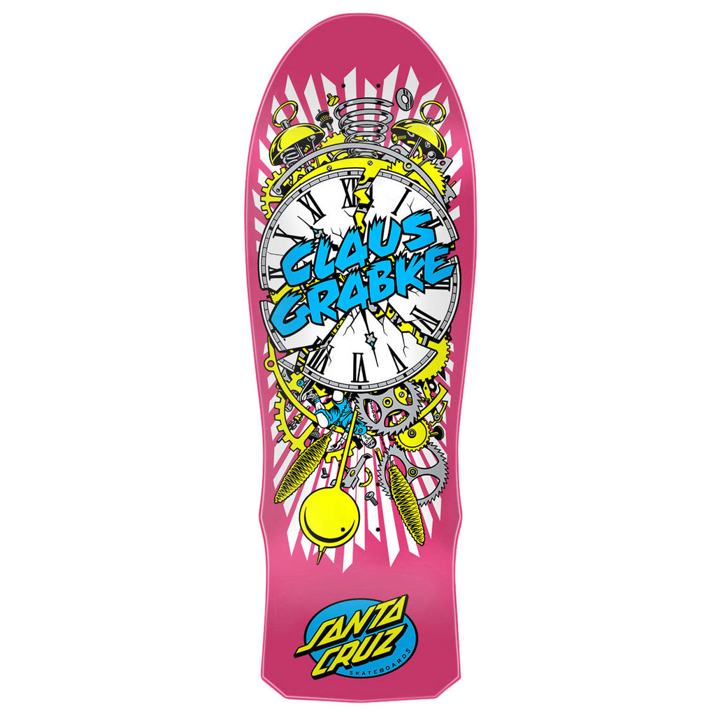 Santa Cruz Grabke Exploding Clock 2026 Reissue Skateboard Deck - 10.04"