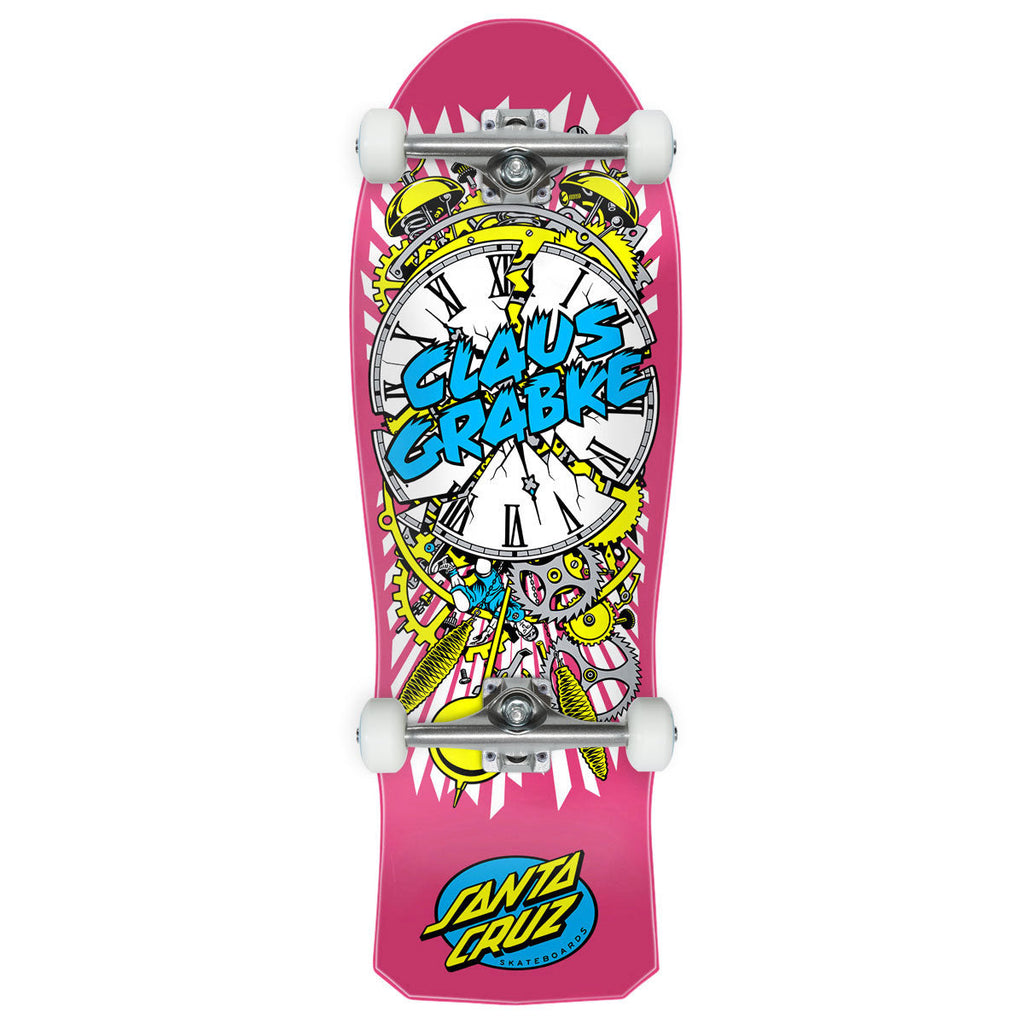 Santa Cruz Grabke Exploding Clock 2026 Reissue Skateboard Complete - 10.04"