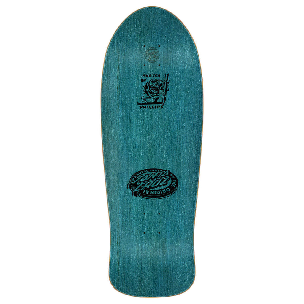 Santa Cruz Natas Sketch Panther Reissue Skateboard Complete - 10.54"