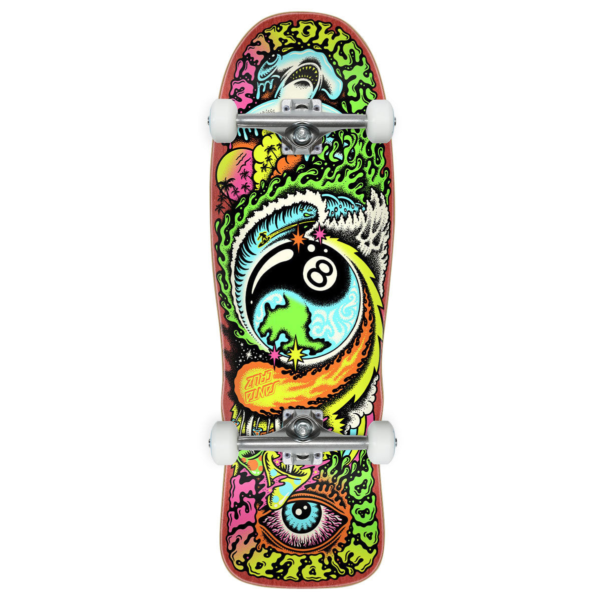 Santa Cruz Winkowski Dope Planet Micro Freaks Skateboard Complete - 8.75"