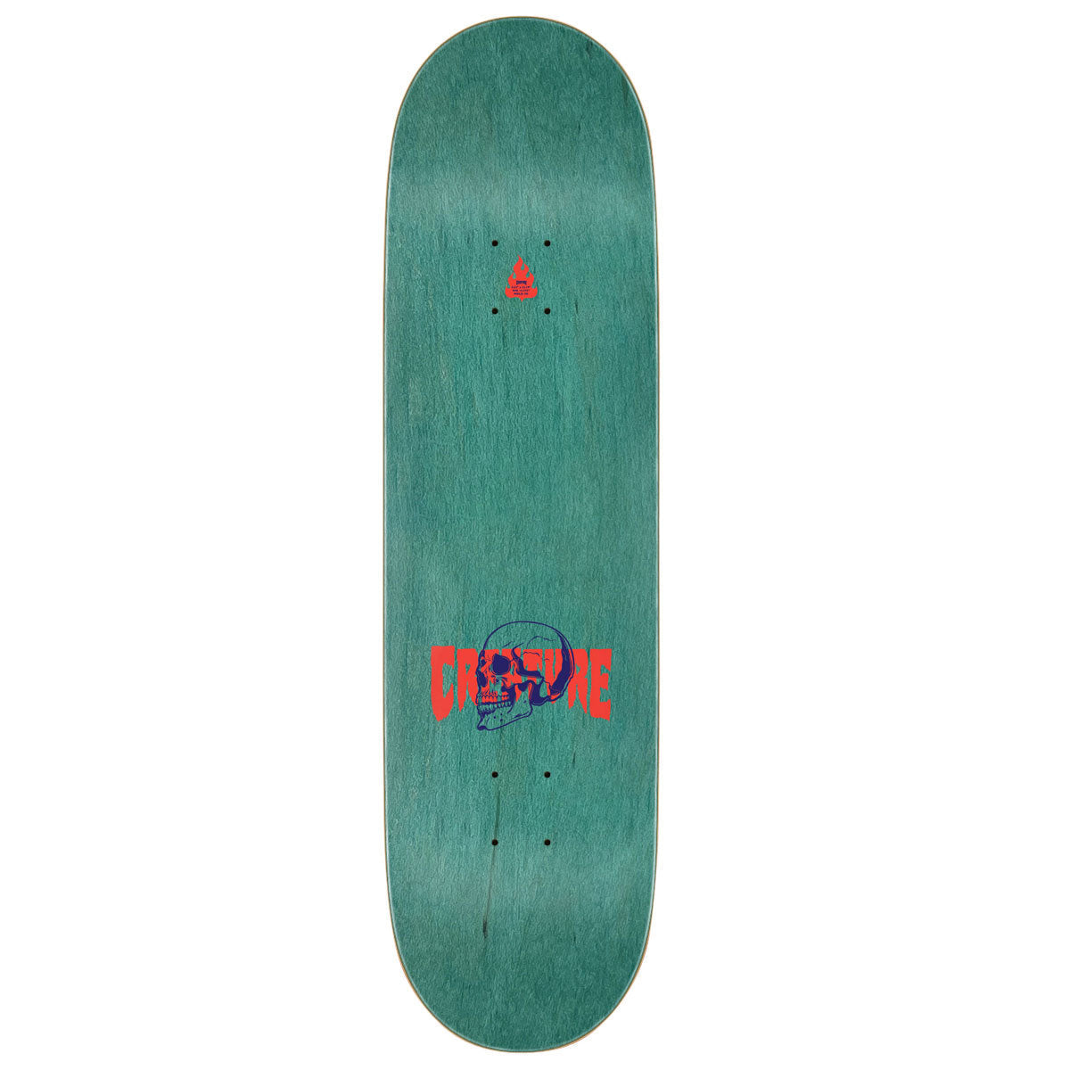 Creature Spiral Skull 7 Ply Birch Skateboard Deck - 8.53"