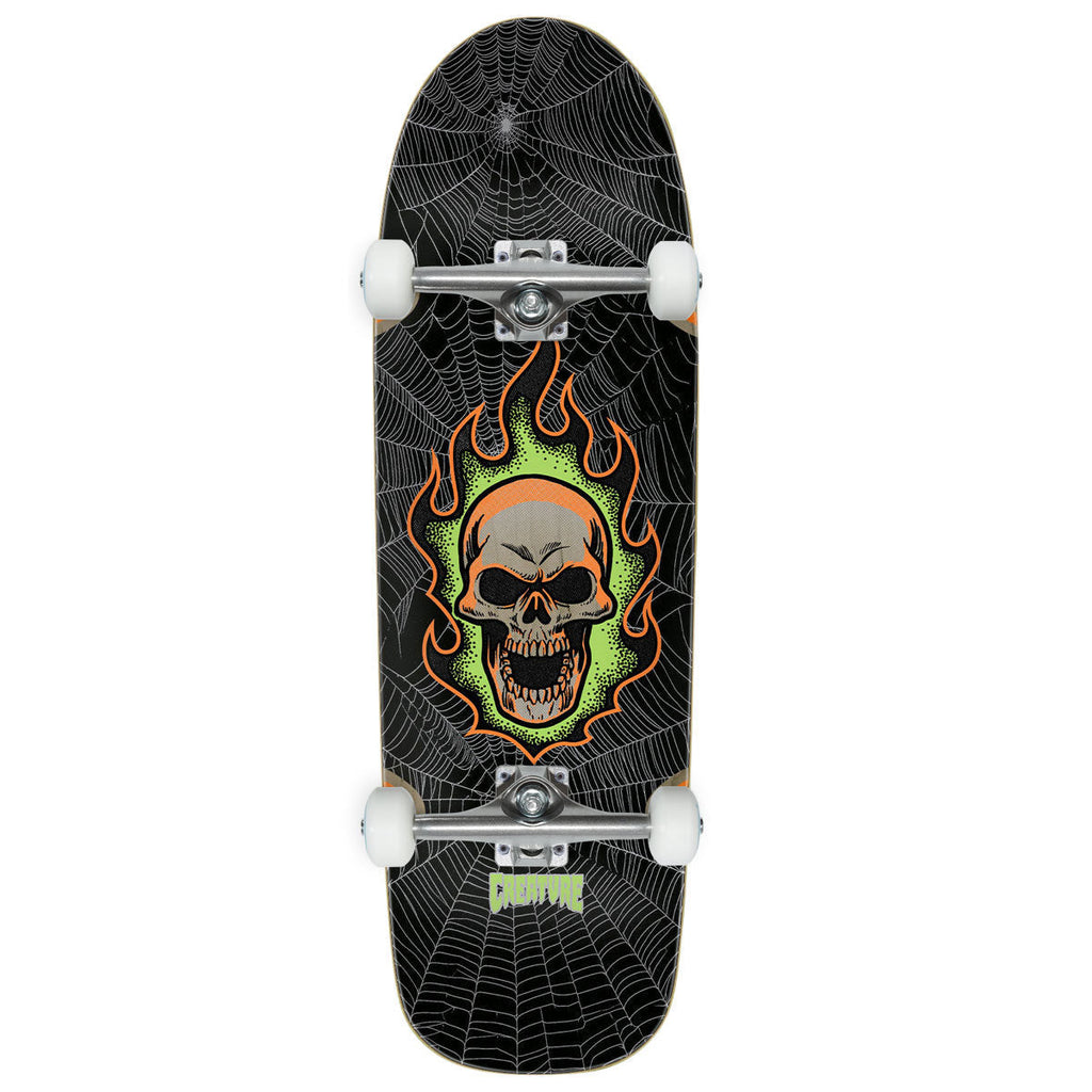 Creature Bonehead Webbed Team Skateboard Complete - 9.00"