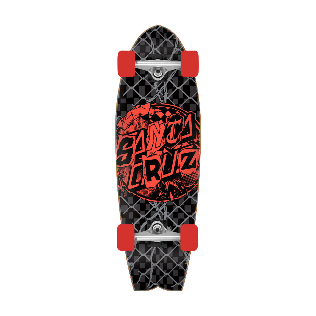 Santa Cruz Pay Off Dot Pre-Built Cruiser Skateboard Complete - 8.81"