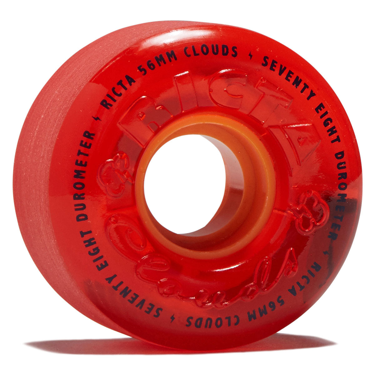 Ricta Clouds 78a Skateboard Wheels - Pink Citrus - 56mm