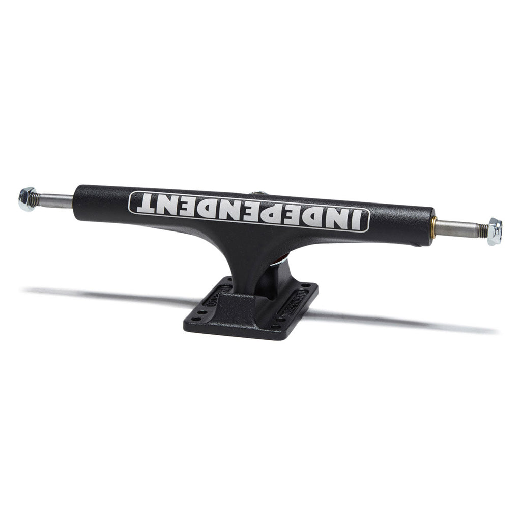 Independent Stage 4 Hollow Full Bar Skateboard Trucks - Black - 215mm