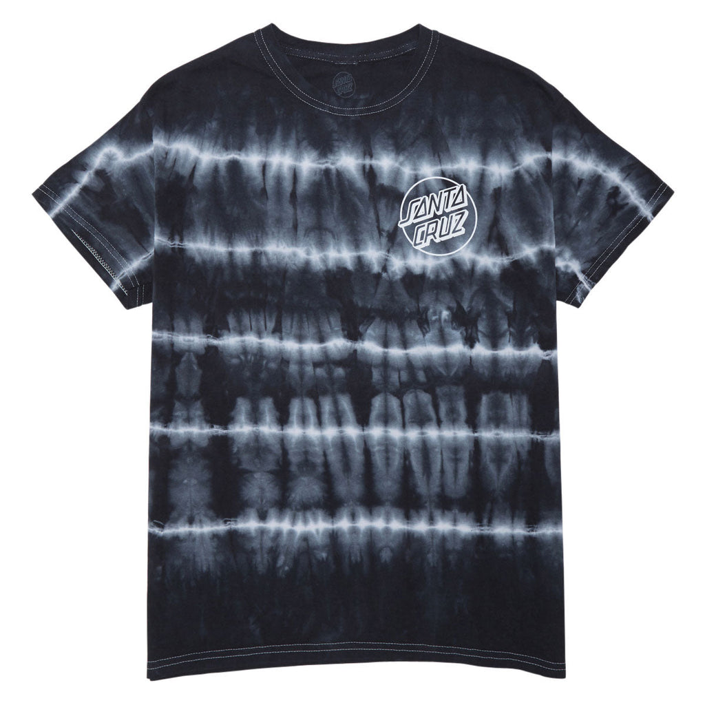 Santa Cruz Opus Dot T-Shirt - Black Shibori
