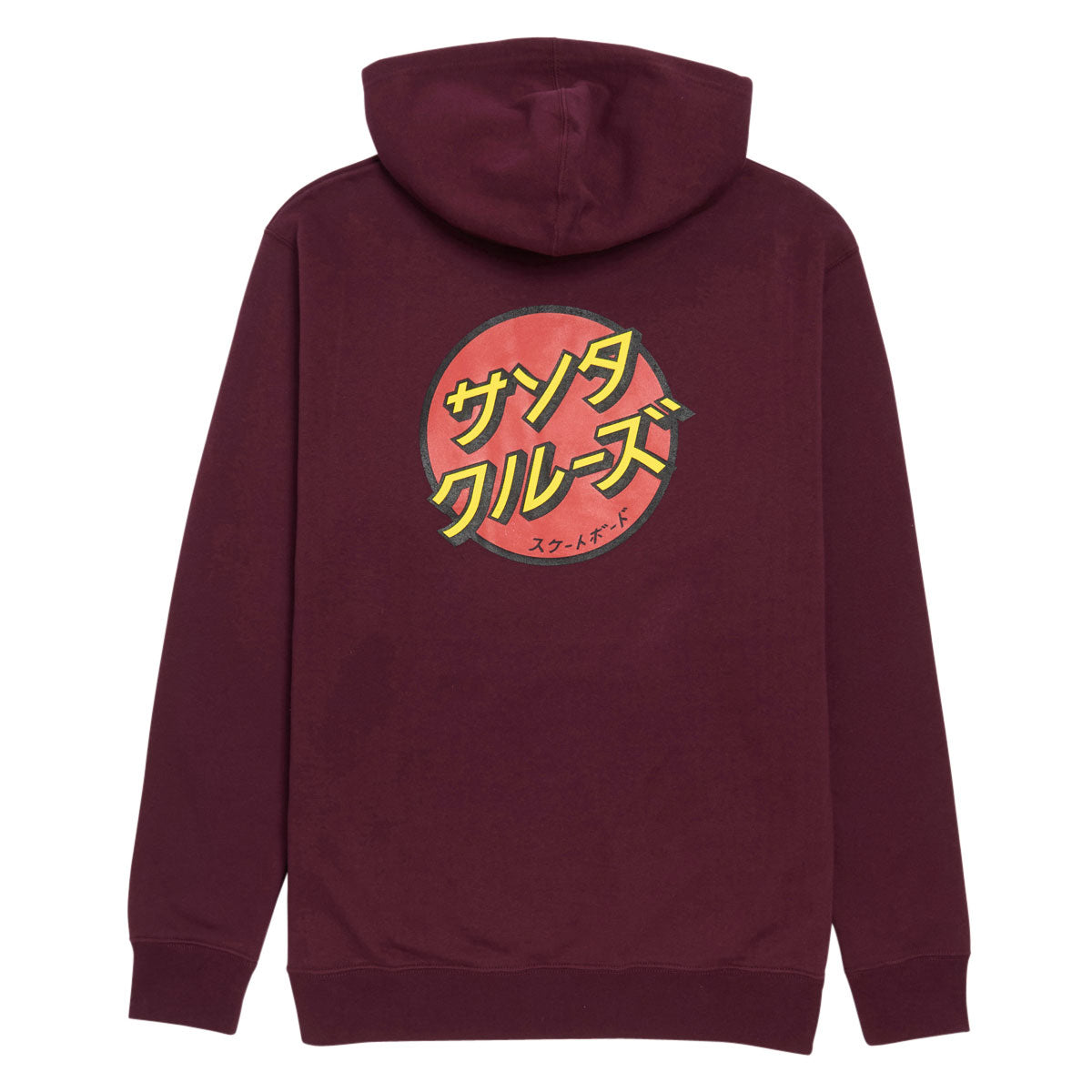 Santa Cruz Katakana Dot Hoodie - Maroon