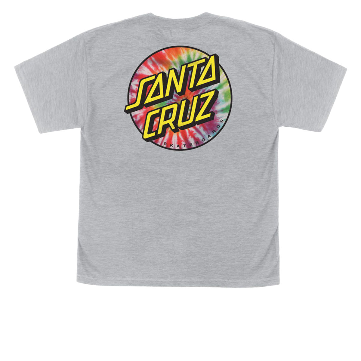 Santa Cruz Youth Tie Dye Dot T-Shirt - Sport Grey