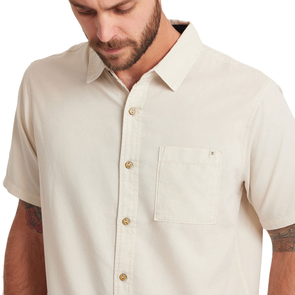 Roark Made To Fade Shirt - Washed Bone