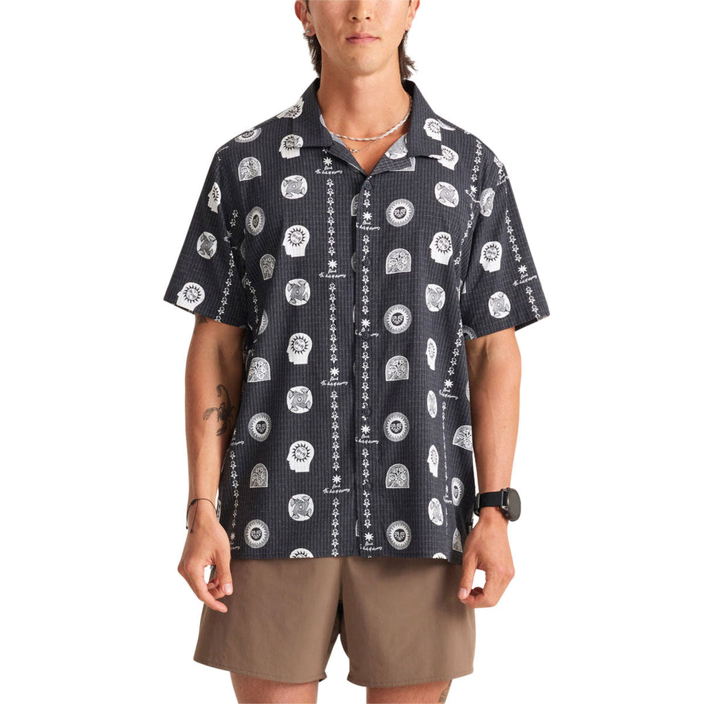 Roark Bless Up Trail Shirt - Black Print