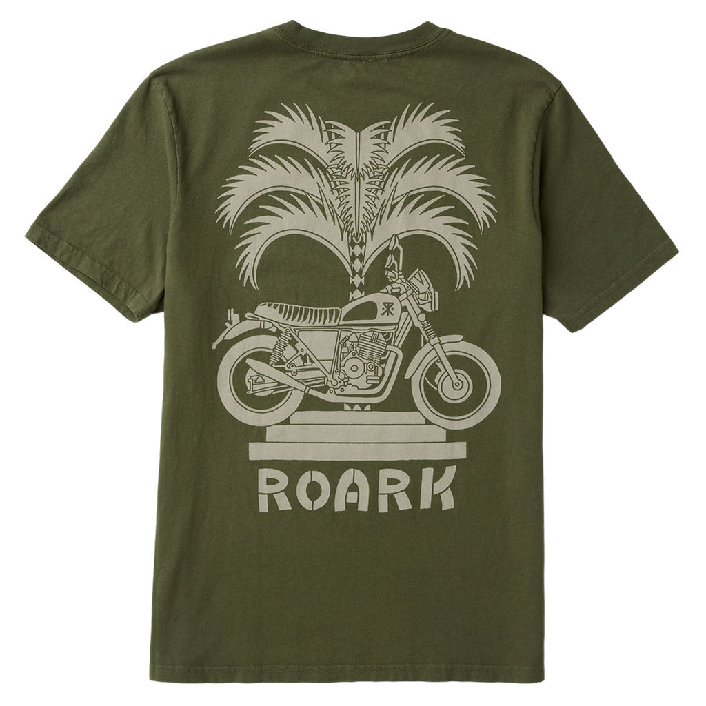 Roark Moto Palm T-Shirt - Military