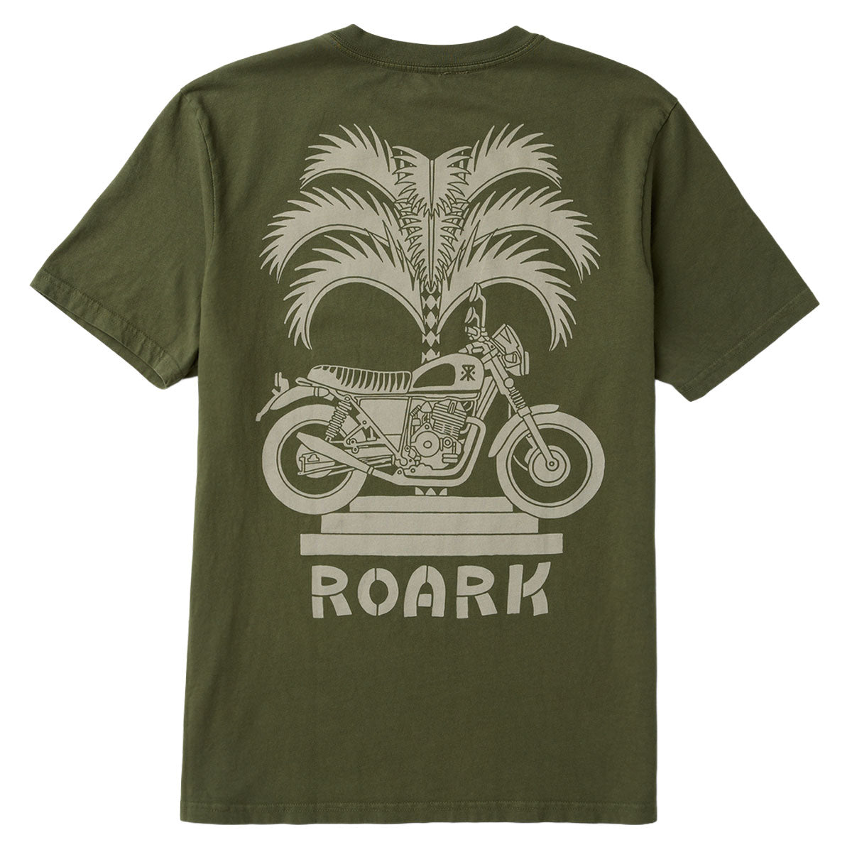Roark Moto Palm T-Shirt - Military
