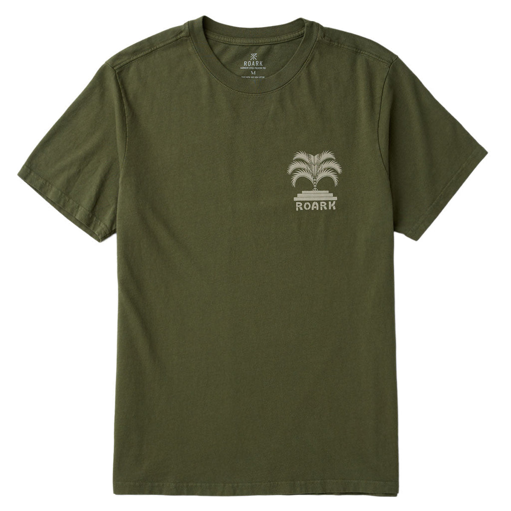 Roark Moto Palm T-Shirt - Military