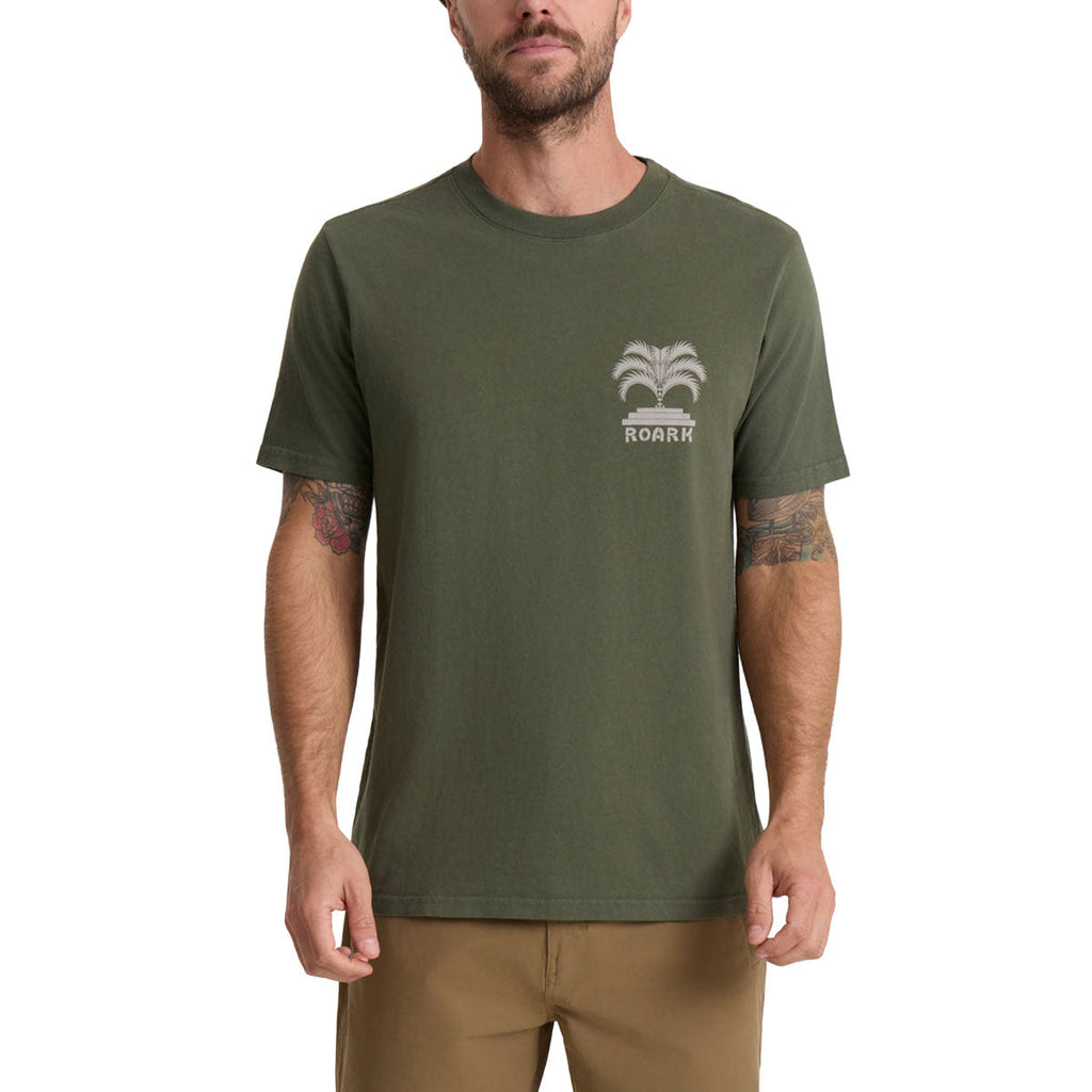 Roark Moto Palm T-Shirt - Military