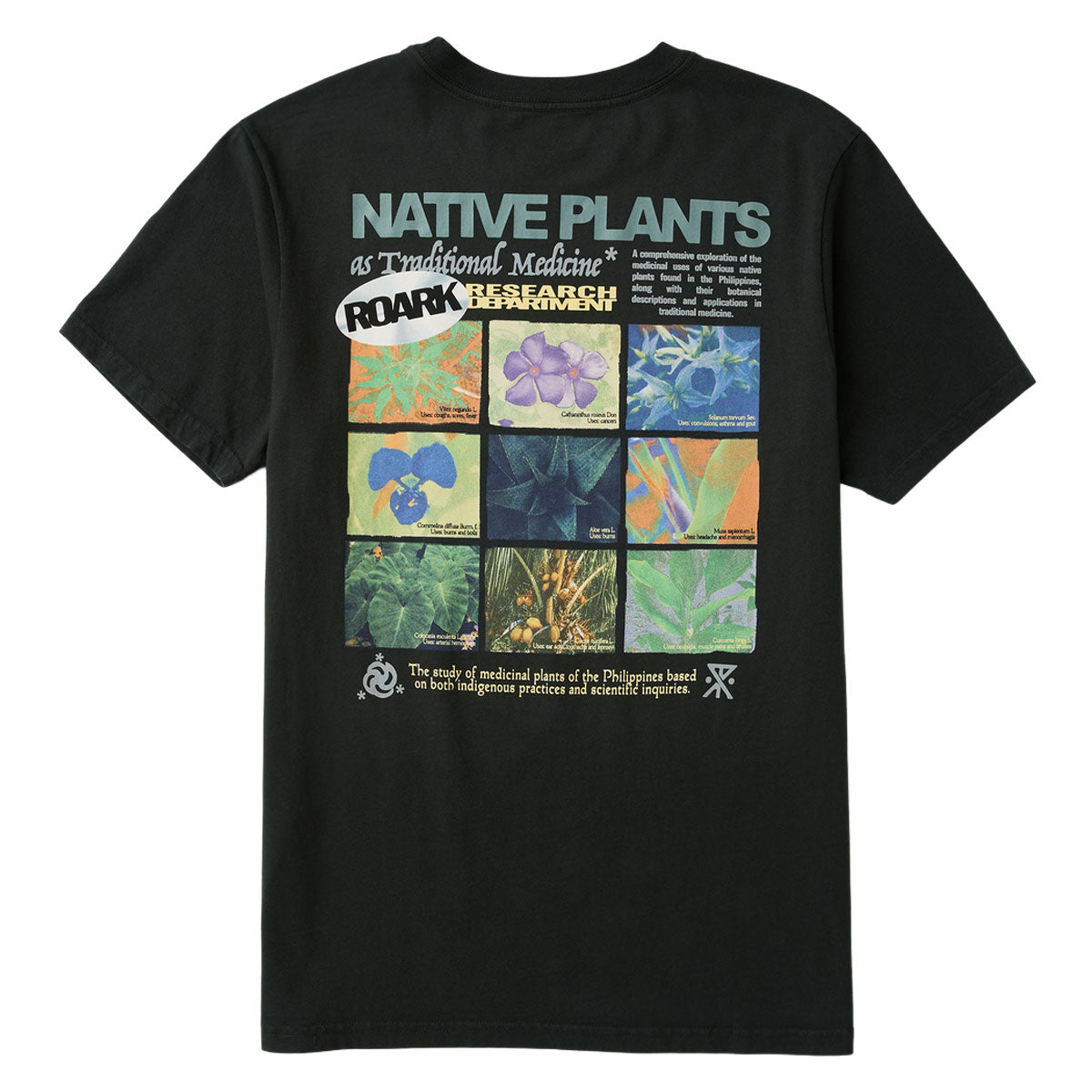 Roark Plant Medicine T-Shirt - Washed Black