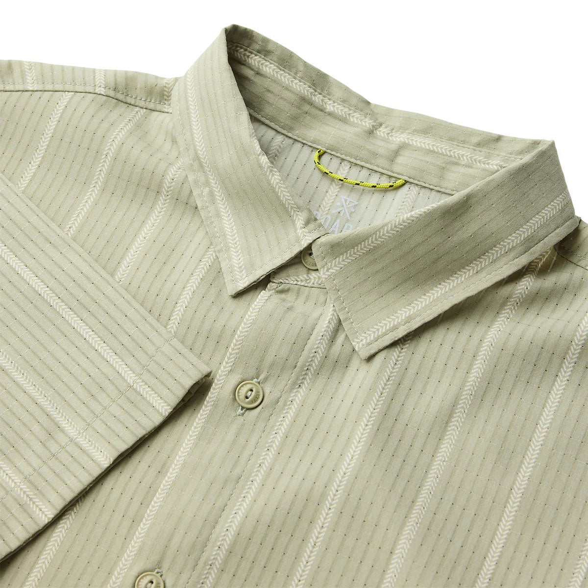 Roark Bless Up Shirt - Sage Stripe