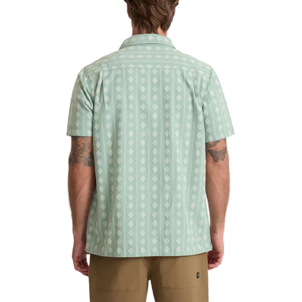 Roark Gonzo Woven Shirt - Hazy Blue Jacquard