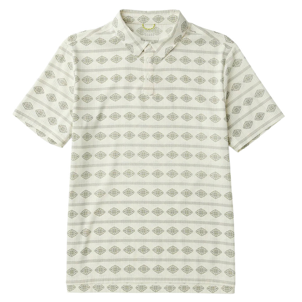 Roark Bless Up Polo Shirt - Unbleached