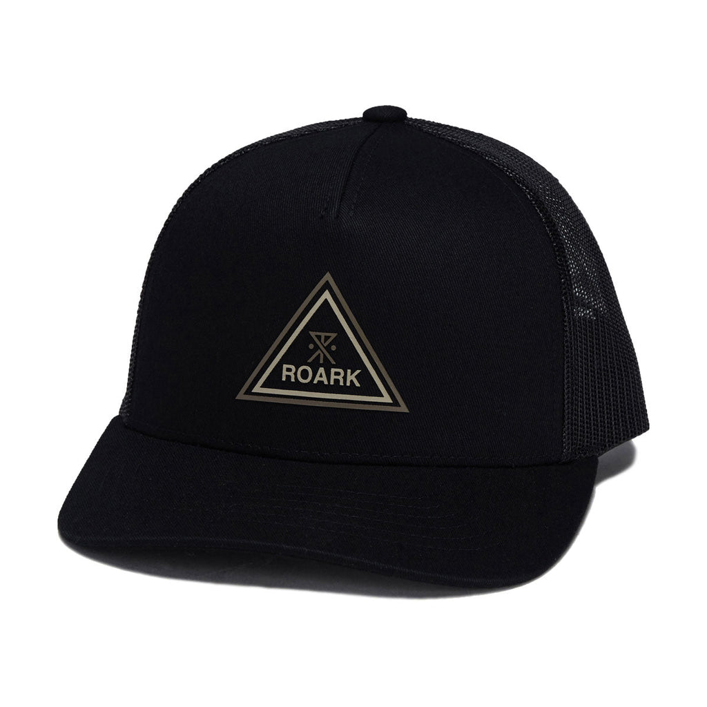 Roark Station Trucker Tricamp Hat - Black