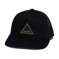 Roark Station Trucker Tricamp Hat - Black