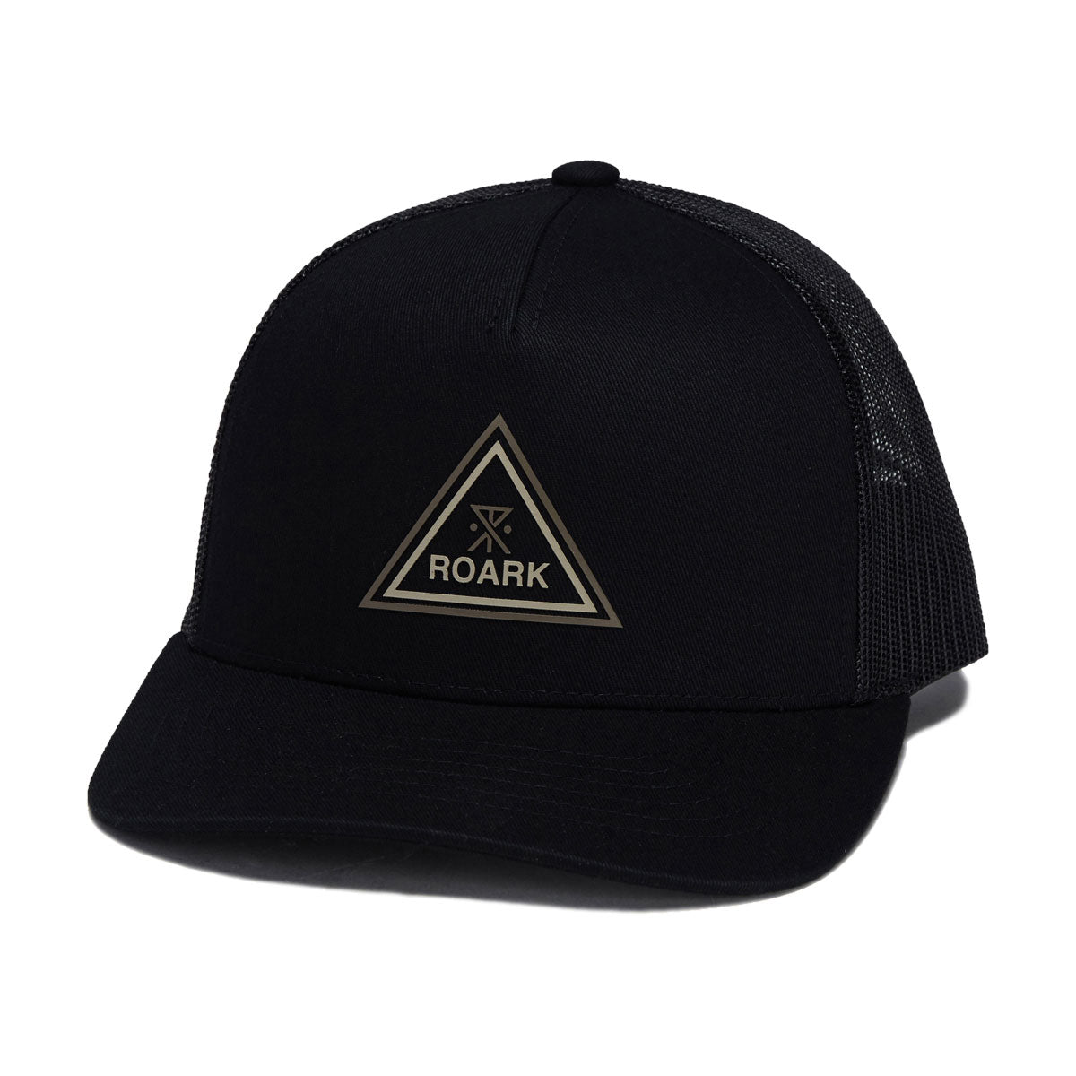 Roark Station Trucker Tricamp Hat - Black