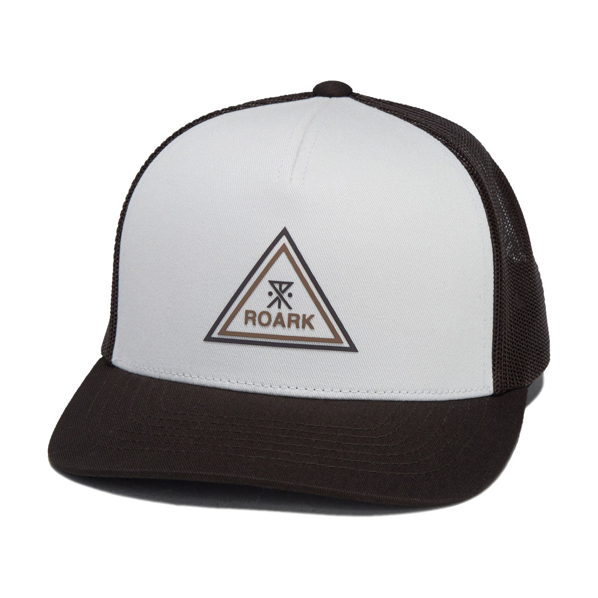 Roark Station Trucker Tricamp Hat - Dark Brown