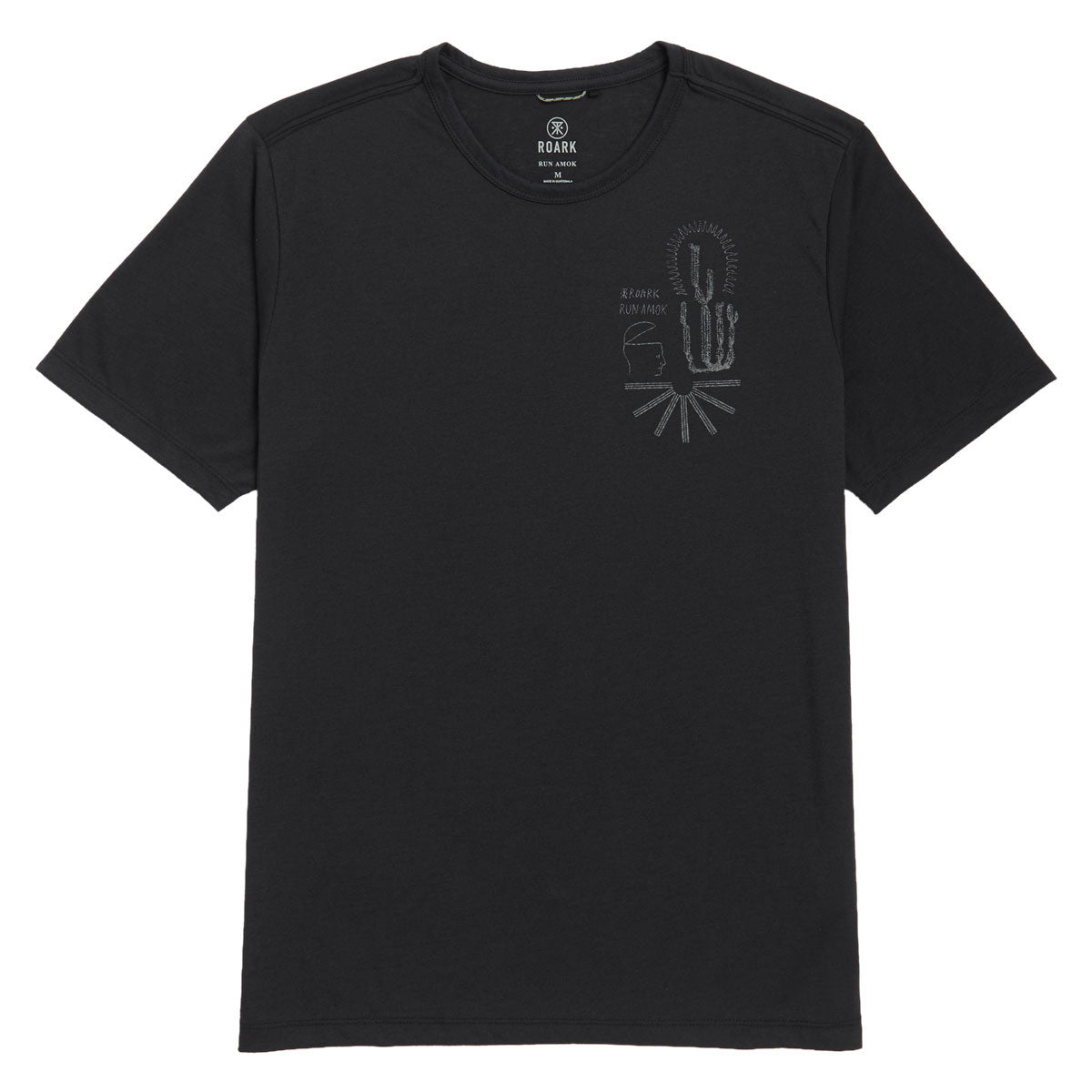 Roark Mathis Active Graphic T-Shirt - Black