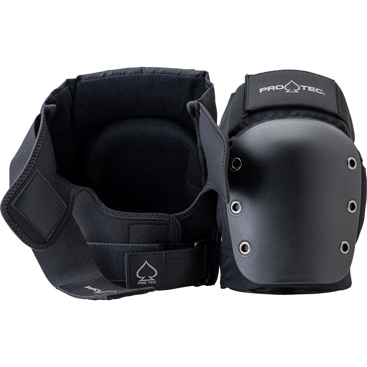 Pro-Tec Street Adult 3 Pack Open Back Set of Pads - Black