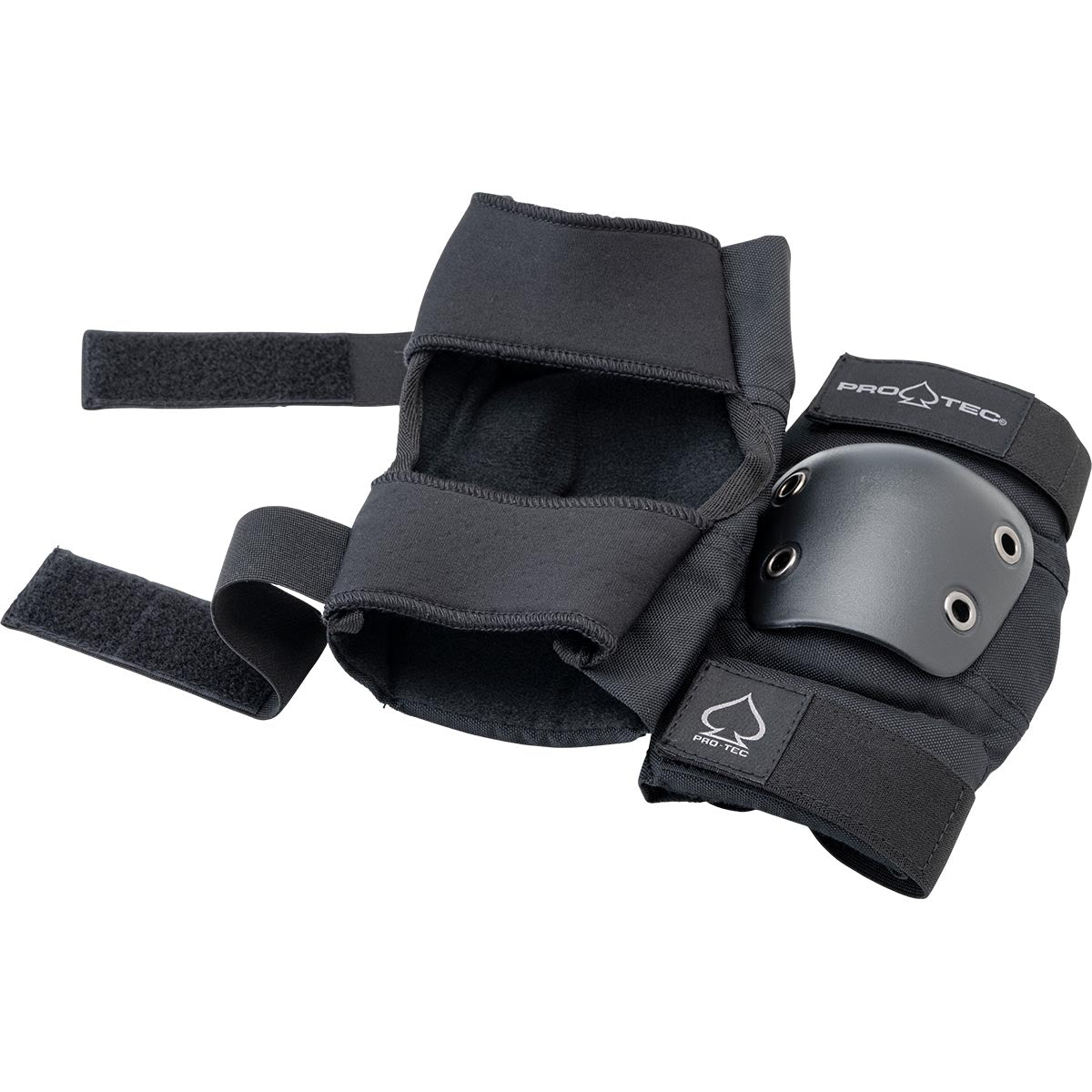Pro-Tec Street Adult 3 Pack Open Back Set of Pads - Black