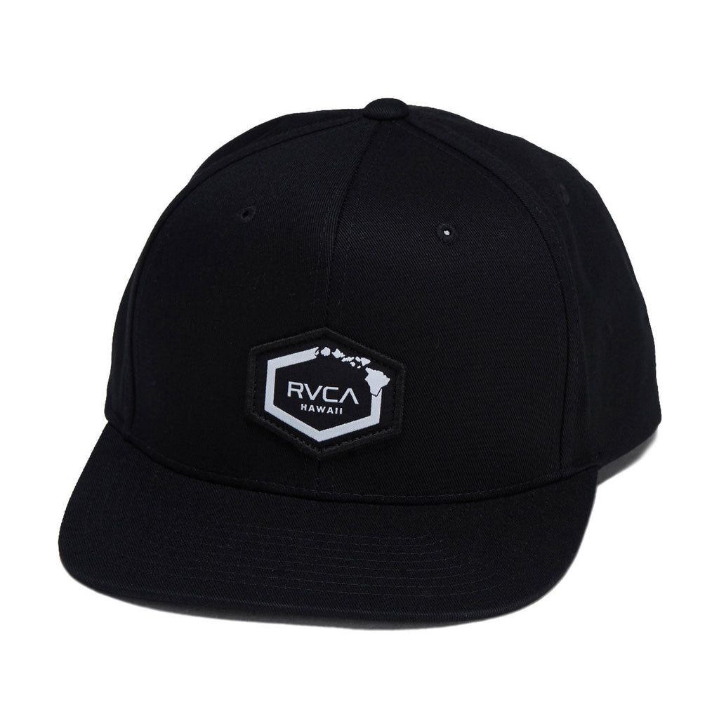 RVCA Island Hex Snapback Hat - Black