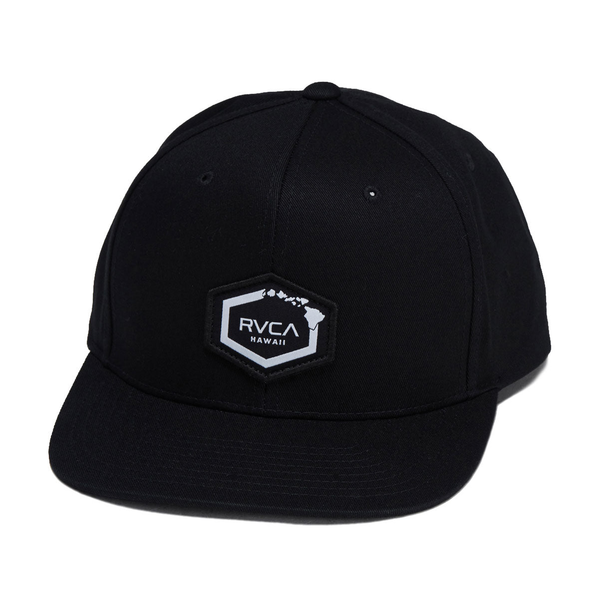 RVCA Island Hex Snapback Hat - Black