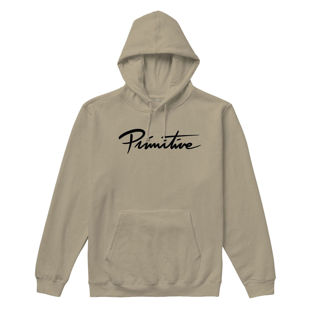 Primitive Nuevo Script Hoodie - Sand